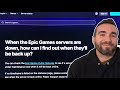 Epic Games Server Major Outage: What to DO