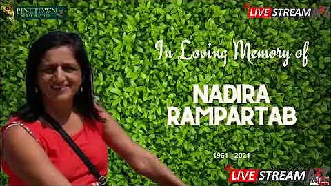 Funeral Service of Nadira Rampartab