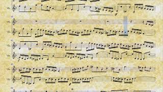 BWV 1043 1st Mov  Violin II ♩=100 Bach   Concerto for two violins in D minor