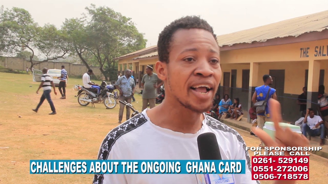 CHALLENGES ABOUT THE ONGOING GHANA CARD YouTube