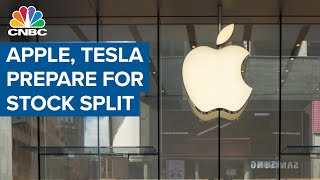 Apple, Tesla prepare for stock split