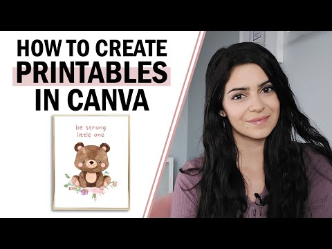 How to Create Printables in Canva to SELL ON ETSY