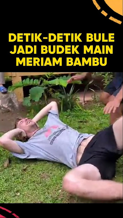 Bule Kepala Rusak Gegara Meriam Bambu #shorts #bule #fyp #viralshorts