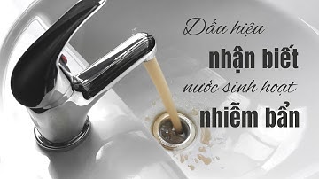 Dấu hiệu nhận biết nước bị ô nhiễm cần xử lý ngay