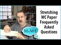 Stretching Watercolor Paper – 6 Frequently Asked Questions