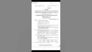 Mathematics 3 BT - 401 2025 Rgpv Question Paper #m3 #mathematics3