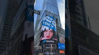 210221 Red Velvet's Wendy's  New York Times Square Birthday Ad