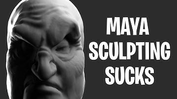 Sculpting in Maya 2024 Sucks... But This Will Help