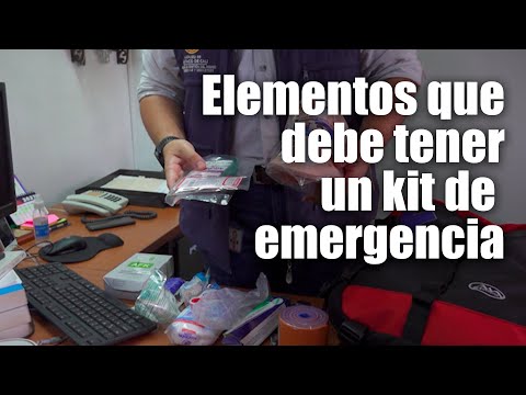 Estos son los elementos que debe tener un kit de emergencia