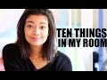 TEN THINGS || In my new room