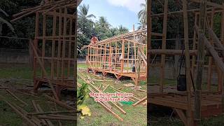 Semi Modern Type Bahay Kubo in progress,.#diy #bahaykubo