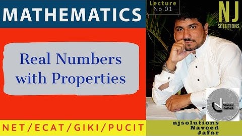 NET MATHEMATICS |REAL AND COMPLEX NUMBERS| NAVEED JAFAR