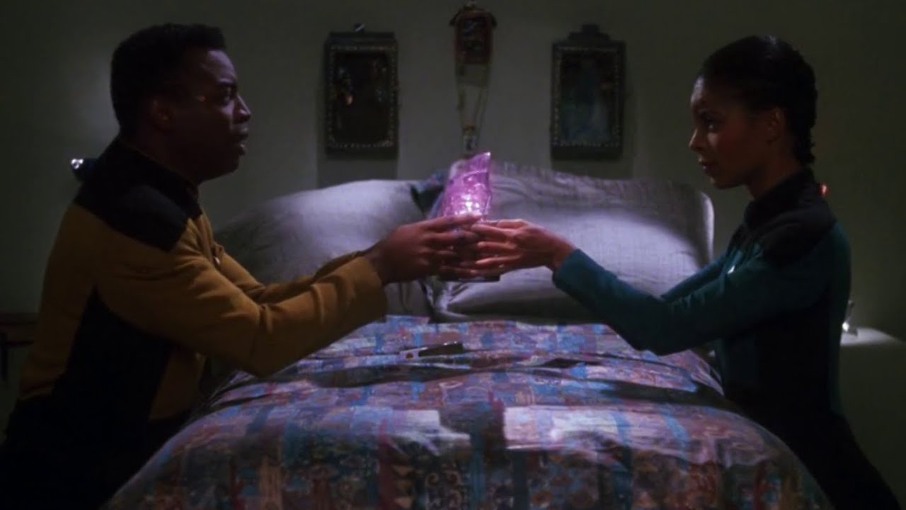 Riker Cockblocks Geordi Laforge on Star Trek TNG Edit