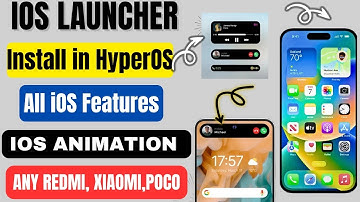 Install iOS 18 Launcher in Any HyperOS Redmi, Xiaomi,POCO Device