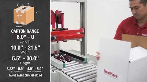 BestPack MS2B2T Manual Side Drive 2-Bottom and 2-Top Case Sealer | www.ProPac.com