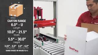 BestPack MS2B2T Manual Side Drive 2-Bottom and 2-Top Case Sealer | www.ProPac.com