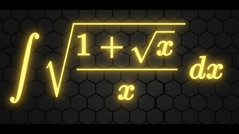 U-substitution for sqrt((1+√x)/x)