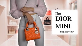 LADY DIOR MINI BAG BLACK REVIEW + WHAT FITS + MOD SHOTS + IS IT WORTH IT?!  billiexluxury 