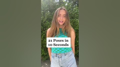 How many poses did you count?! #shorts #modelposes
