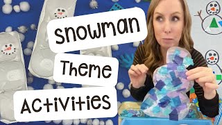 Snowman Theme Activities screenshot 1