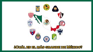 ¿Cuál es el equipo más grande de México?