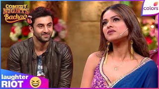 Comedy Nights Bachao | Nia Sharma Flirts With Ranbir Kapoor | Colors TV