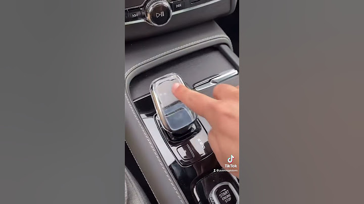 Volvo XC90 Gear Selector Explained