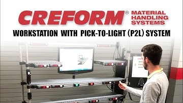 Workstation with Pick-To-Light (P2L) System