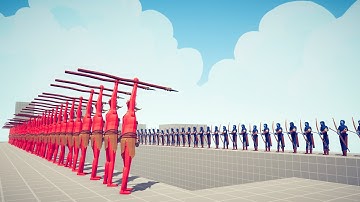 50x SPEAR THROWER vs EVERY RANGED UNIT - Totally Accurate Battle Simulator TABS