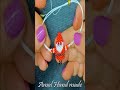 #shortvideo أساور الصداقة خرزعلي شكل Santa Claus بغرزة الطوب /Friendship bracelets