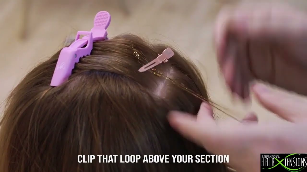 How To Apply Hair Tinsel Nano Ring Method YouTube