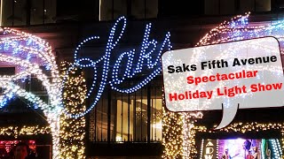 [Full Video]2020 Saks Fifth Avenue-Spectacular Holiday Light Show-How NYC celebrate Holiday!