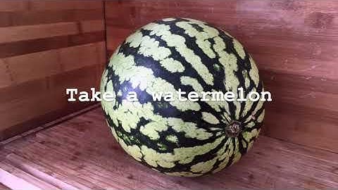 How to fairly share a watermelon
