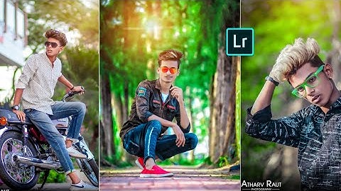 Green Color Correction Light Effect Editing Like @ATHARV RAUT || Lightroom Mobile Editing Tutorial
