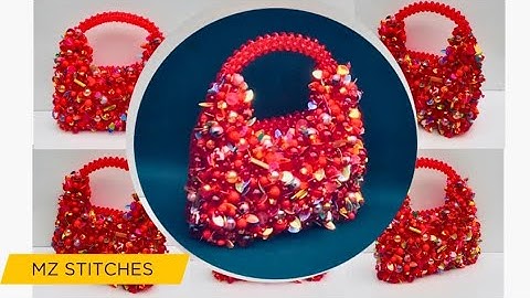 TRENDING DESIGN: Let’s make this ELEGANT handmade BEADED BAG//DIY Beaded Bag//DIY Tutorial