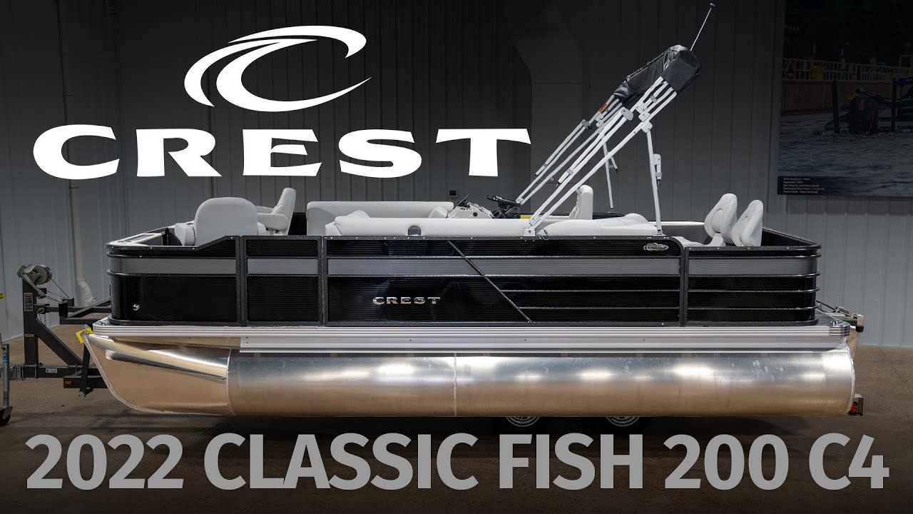 Crest Pontoons Classic Fish C4 200 (Best Fishing Pontoon) 