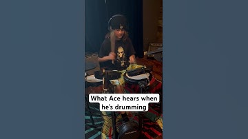 What our drummer hears when playing