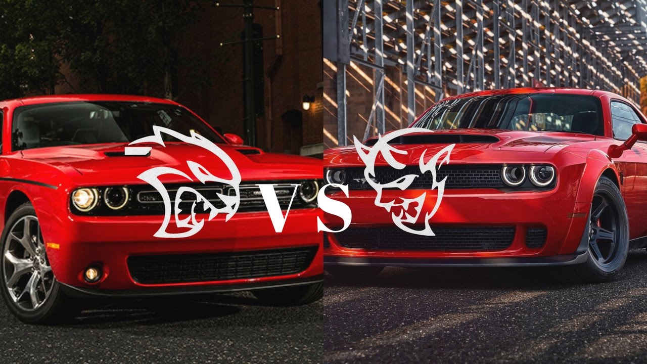 Difference Between Dodge Challenger Srt Hellcat Vs Dodge Challenger