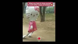 Workday#sucks#hellokitty#halfday #worklife #funnyvideo #shorts