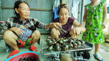 #33 Học Công Thức Chuẩn Ngoài Đường Bán Ốc Bươu Nướng Tiêu Xanh Cùng Dì Năm Cơn Mưa Đầu Mùa 🇻🇳