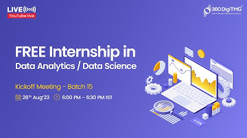 Free Data Analytics / Data Science Internship | Batch 15 | 360DigiTMG