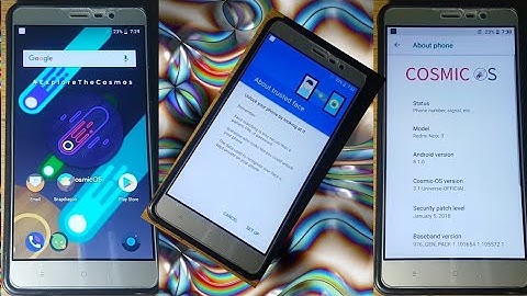 Cosmic OS android 8.1.0 oreo for redmi note 3 bootloop fixed !