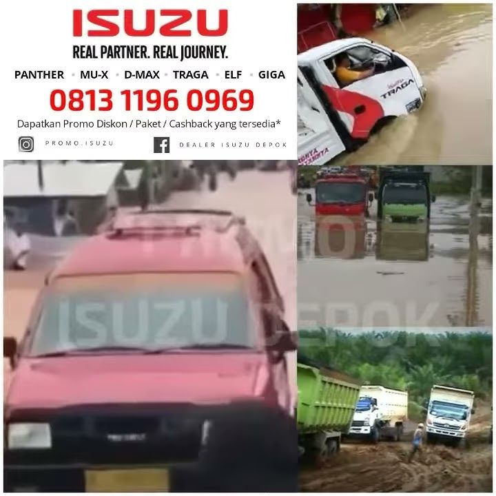 PROMO ISUZU PANTHER MU-X D-MAX TRAGA ELF GIGA
