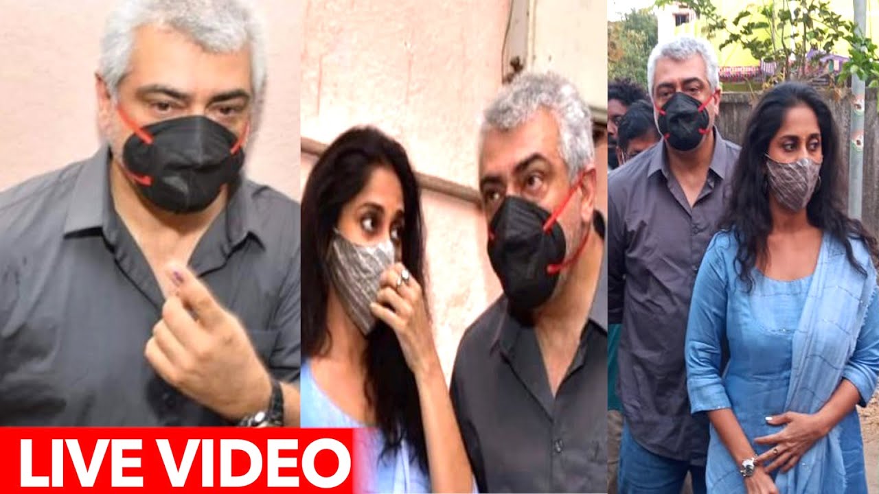 Ajith & Shalini Exclusive Full Video voting for 2021 Elections | Live Video | Thala | Wetalkiess