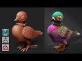 Autodesk Maya 2019 , Zbrush 2019, Painter - Stylized Pigeon