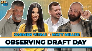 Observing NFL's QB Draft Frenzy + INTVs w/ Carmen Vitali & Matt Miller | GoJo & Golic | Apr 26