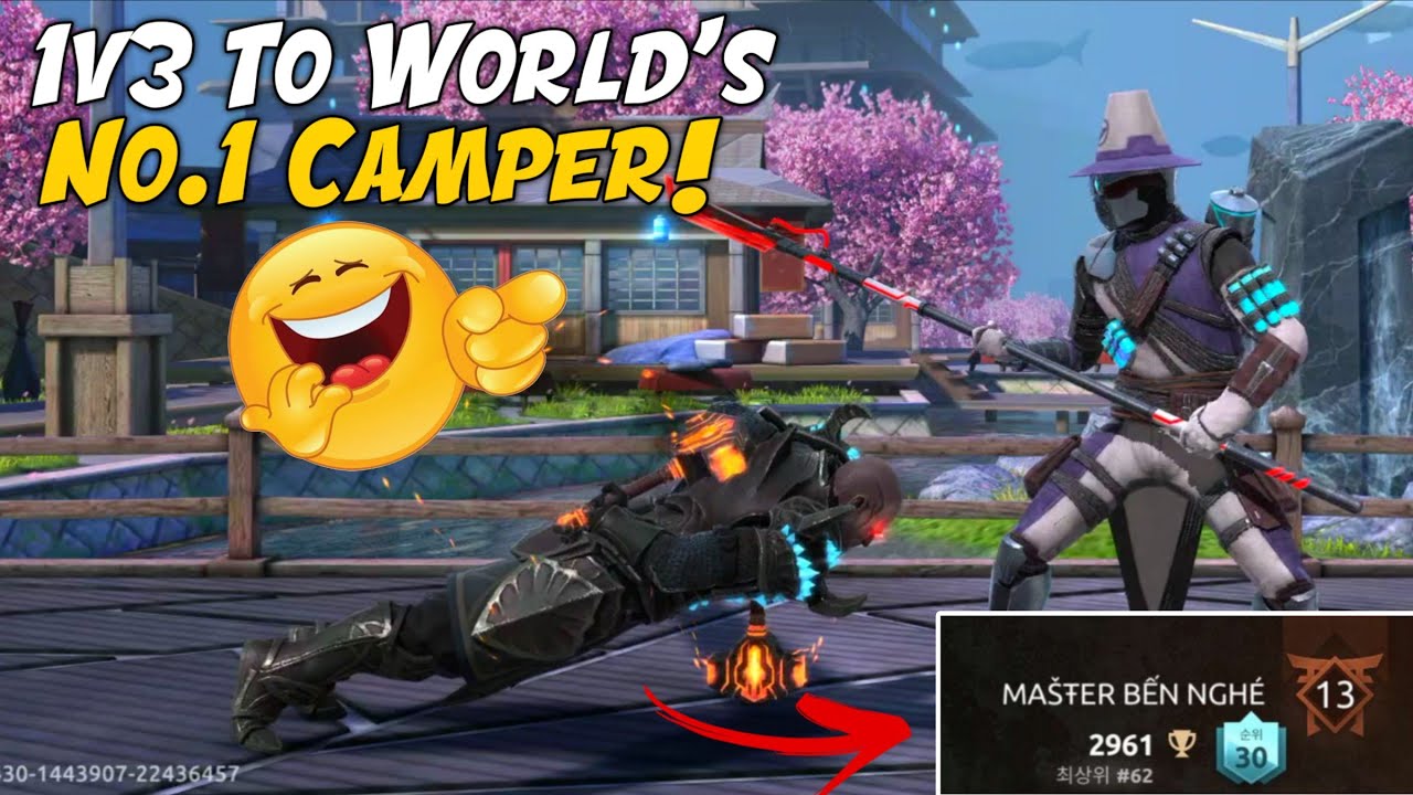 Ocv To Biggest Camper 😆 ft Master Ben Nghe 🤡 Shadow Fight 4 Arena | SD07 Clan SFA |