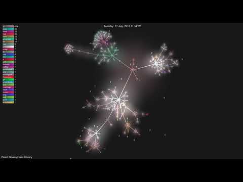 React Development History | Gource