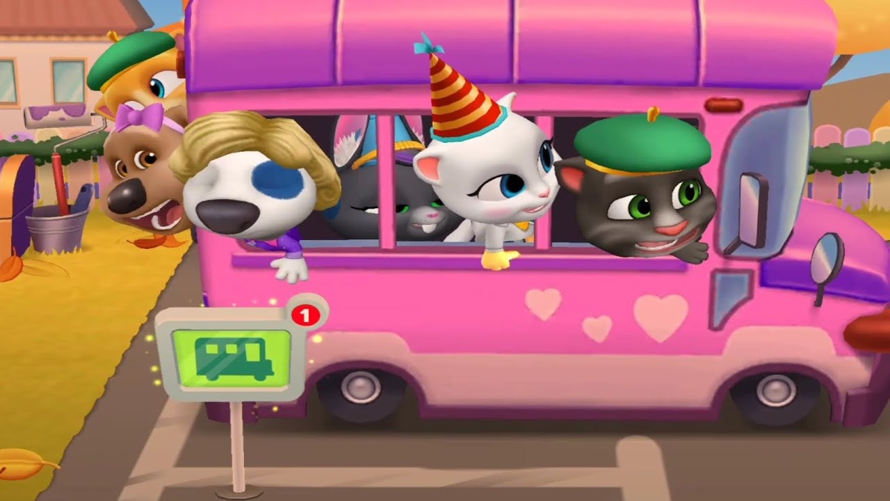 Billi Bus 😅 Game vedos of kids Talking Tom Friends forever 