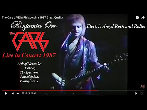 The Cars with Benjamin Orr Live 1987 sadly their last